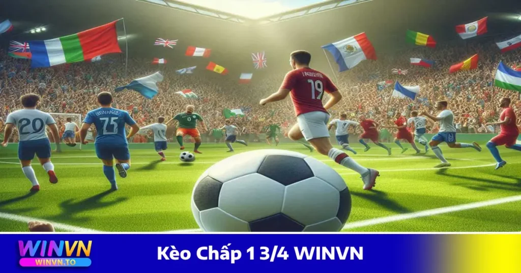 Kèo Chấp 1 3/4 WINVN: Cách Thức Đọc Kèo Và Tính Tiền Cược 1 Khi đội cửa trên thắng cách biệt từ 3 bàn trở lên – Thắng kèo